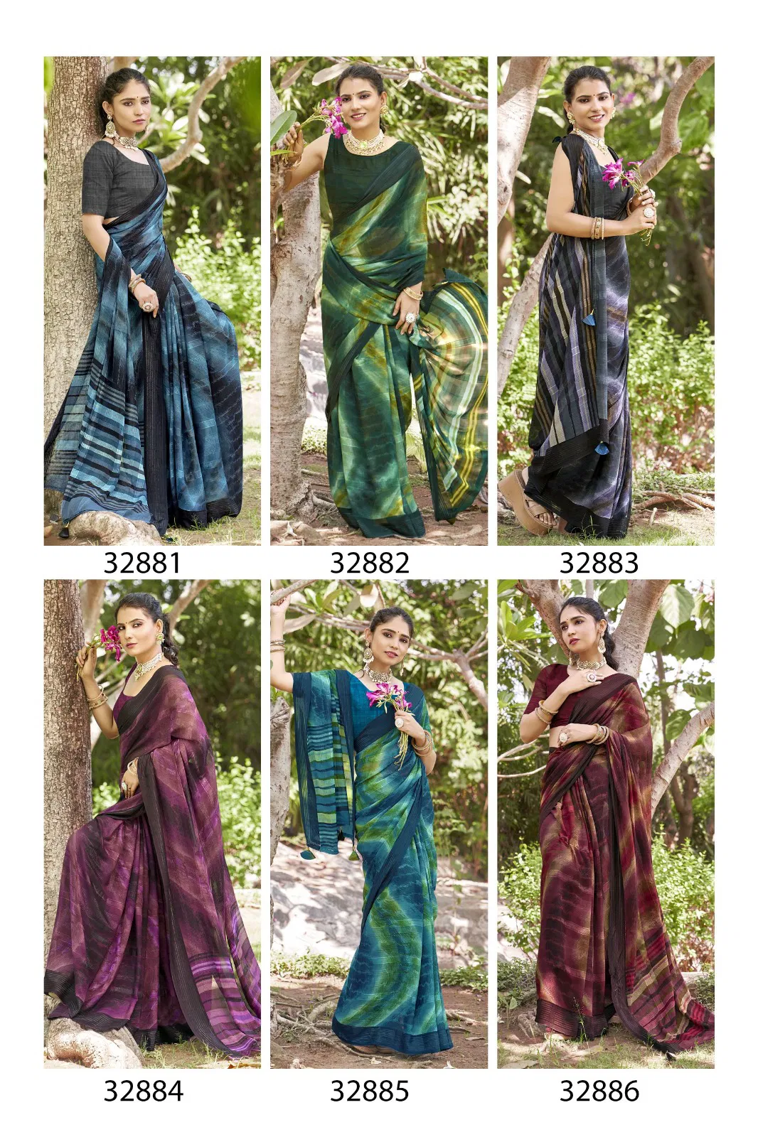 Regina Vol 11 By Vallabhi Georgette Daily Wear Saree Suppliers In India